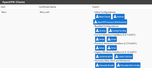 image-104 VPN - Client to Site / Site to Site