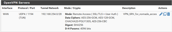 image-96 VPN - Client to Site / Site to Site